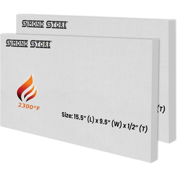 Replacement Quadrafire Baffle Board - SRV7037-112 - 4300 Acc - 2300F Rated - 2 Pcs Set - BB-950155