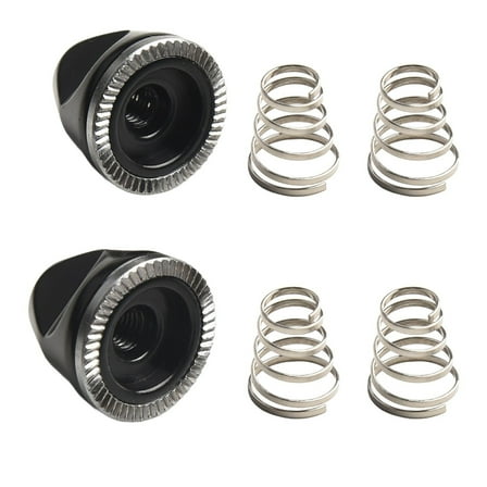Replacement Quick Release Bike Wheel Skewer Spring Kit Including 4 Springs And 2 M5 Nut Screws For Hub Strength