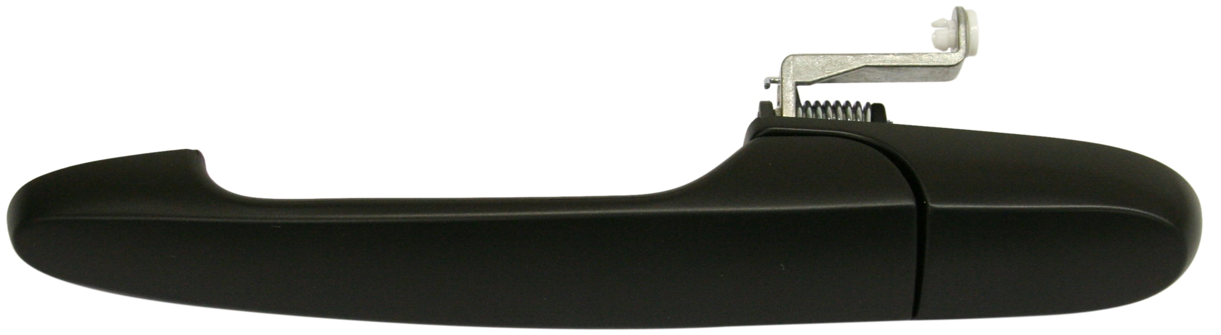 Replacement RBC491302 Exterior Door Handle Compatible with 2006-2013 Chevrolet Impala 2005-2009 Buick Allure Rear, Left Driver Smooth Black