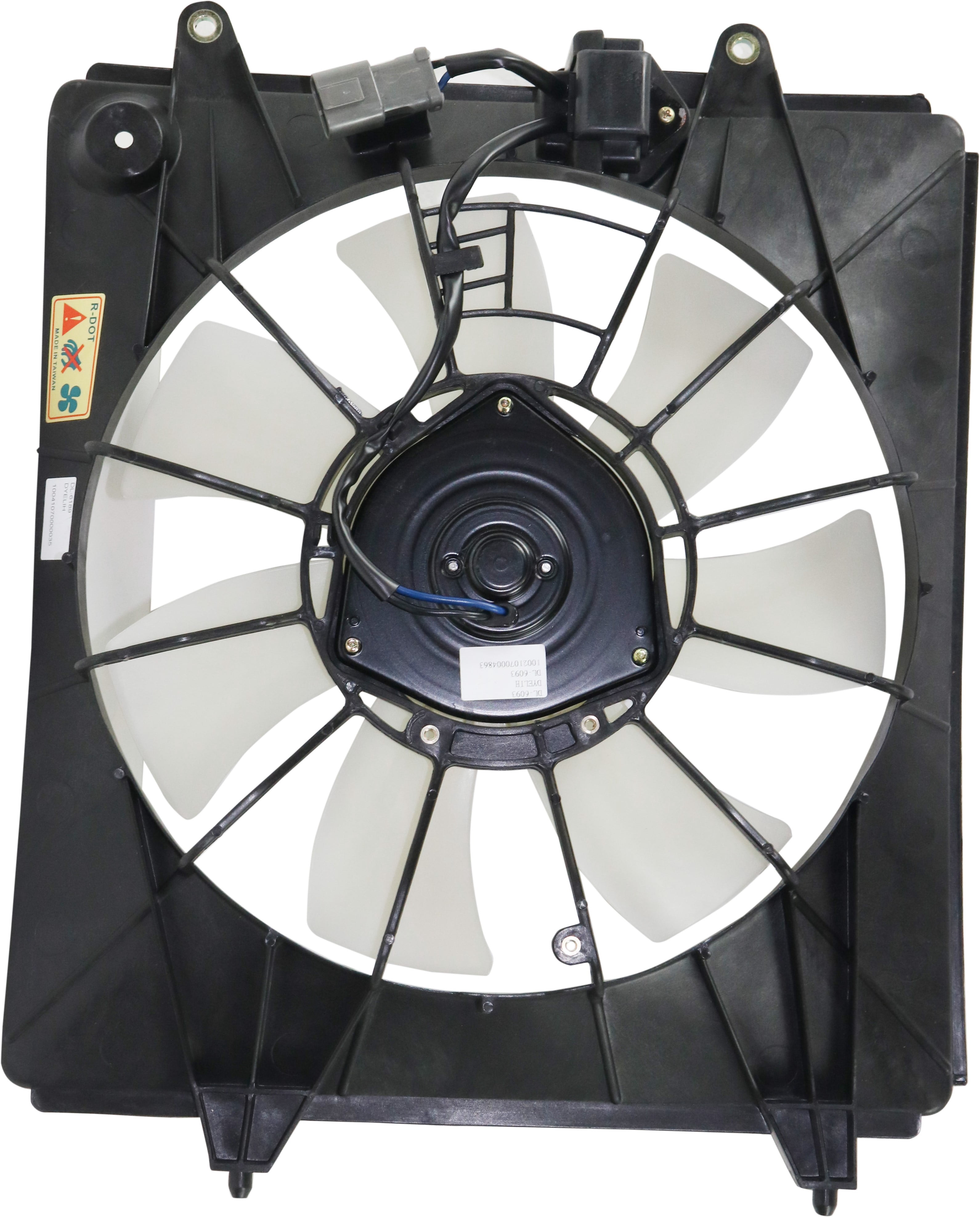 Replacement RBH190901 Cooling Fan Assembly Compatible with 2007-2009 Honda CR-V A/C Condenser