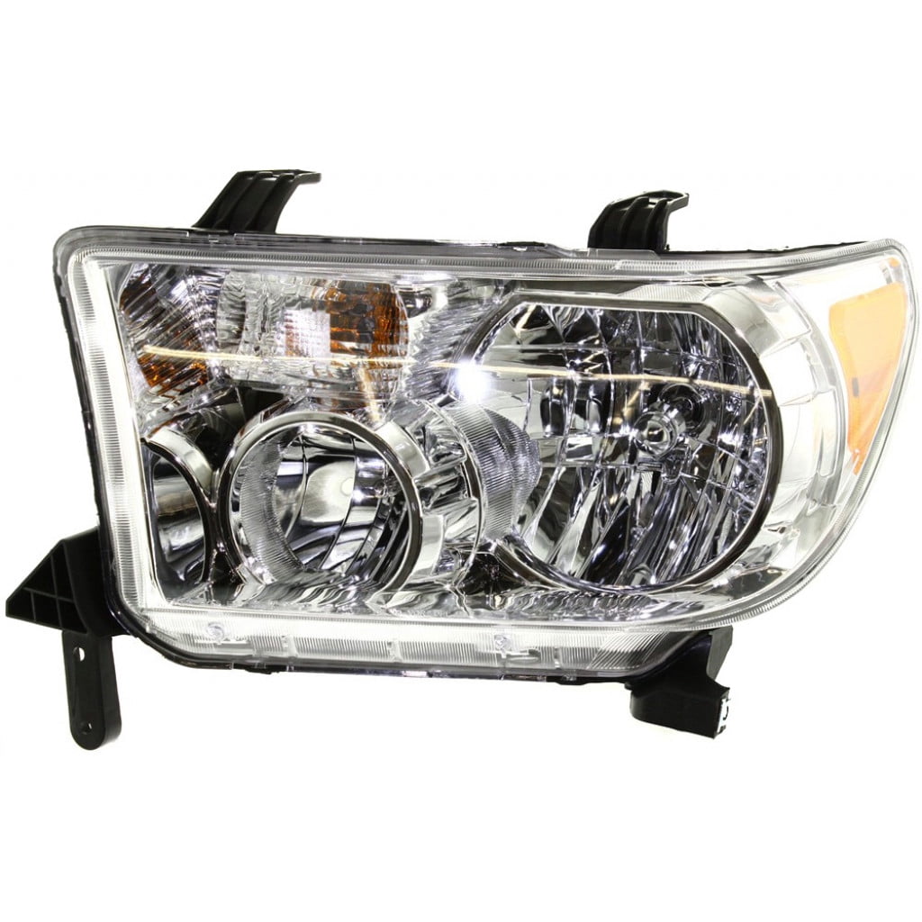Replacement RBT100106Q Headlight Compatible With 2007-2013 Toyota Tundra 2008-2020 Sequoia Left Driver Halogen With bulb(s) CAPA Certified