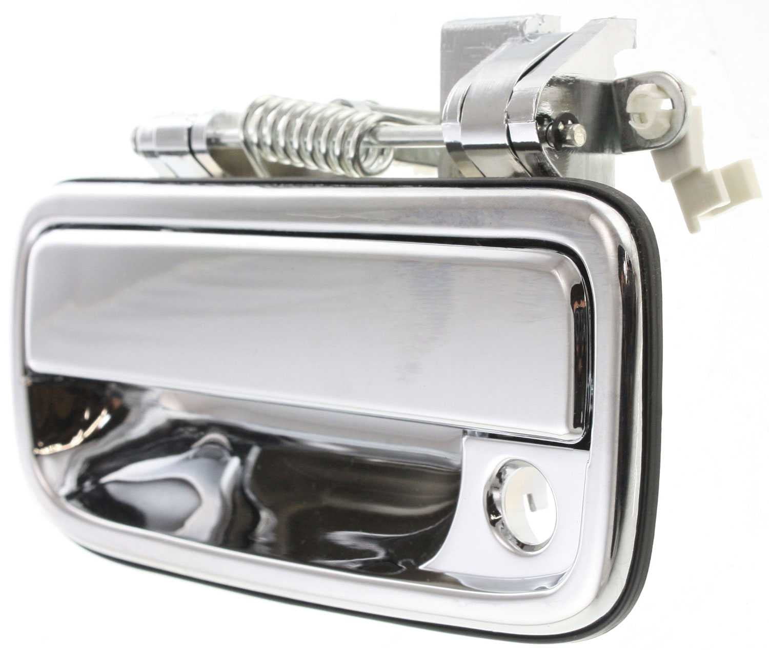 Replacement RBT462110 Exterior Door Handle Compatible with 1995-2004 Toyota Tacoma Front, Left Driver Chrome