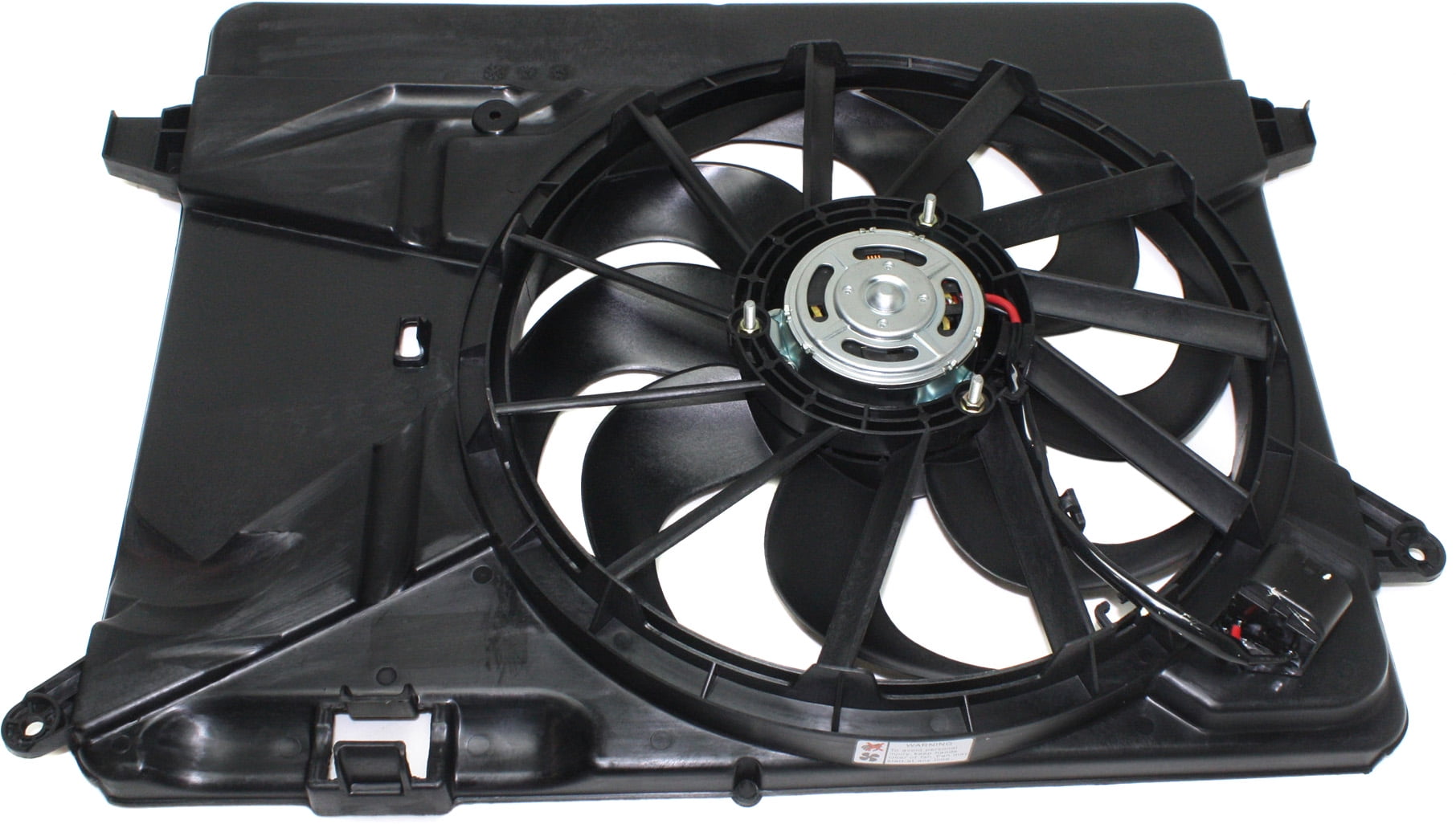 Replacement REPB160909 Cooling Fan Assembly Compatible with 2013-2021 Buick Encore Radiator