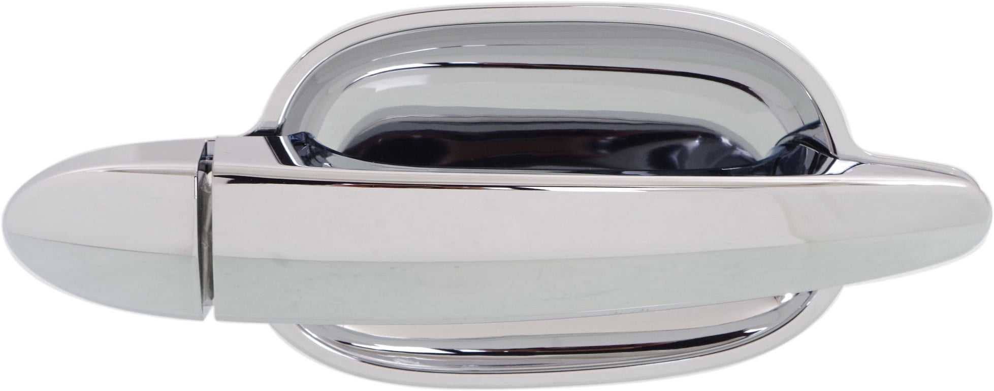 Replacement REPB462345K Exterior Door Handle Compatible with 2008-2010 BMW 528i 2009-2010 xDrive Front or Rear, Right Passenger Chrome