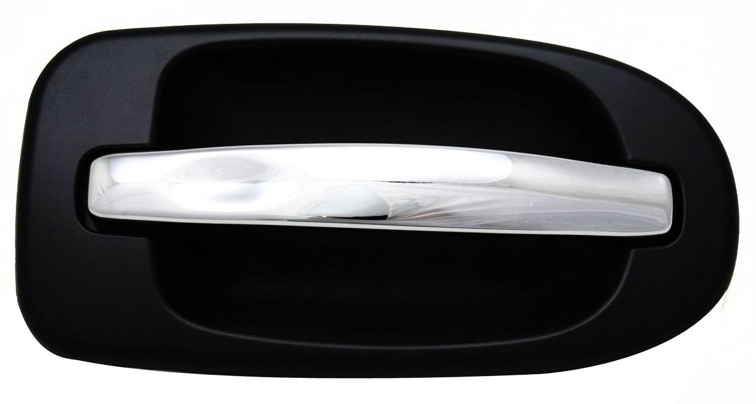Replacement REPB491314 Exterior Door Handle Compatible with 1997-2005 Chevrolet Venture 2005-2007 Buick Terraza Rear, Left-Sliding Chrome Lever with Primed Bezel