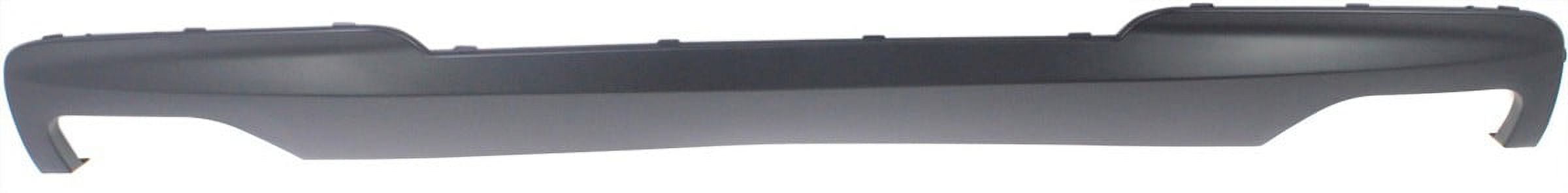 Replacement REPB764302 Valance Compatible with 2011-2016 BMW 550i xDrive Rear Bumper Insert Textured