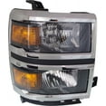 thumbnail image 1 of Replacement REPC100355Q Headlight Compatible With 2014-2015 Chevrolet Silverado 1500 Right Passenger Halogen With bulb(s) CAPA Certified, 1 of 3