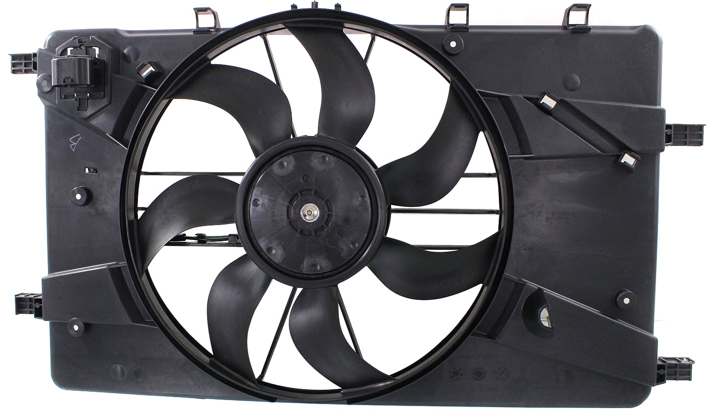 Replacement REPC160928 Cooling Fan Assembly Compatible with 2011-2014 Chevrolet Cruze 2012-2016 Buick Verano Radiator