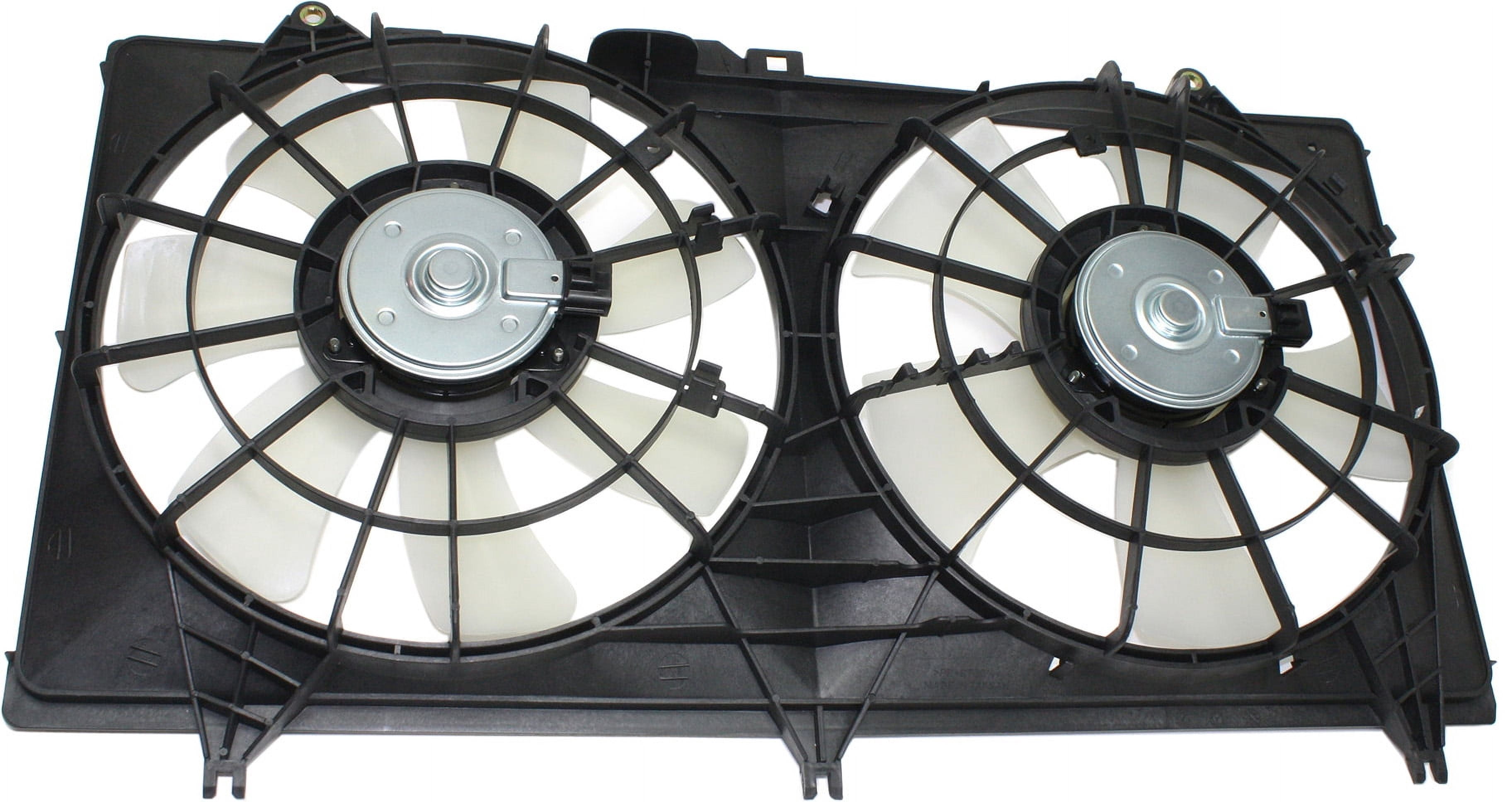 Replacement REPC160933 Cooling Fan Assembly Compatible with 2012-2015 Chevrolet Camaro Radiator