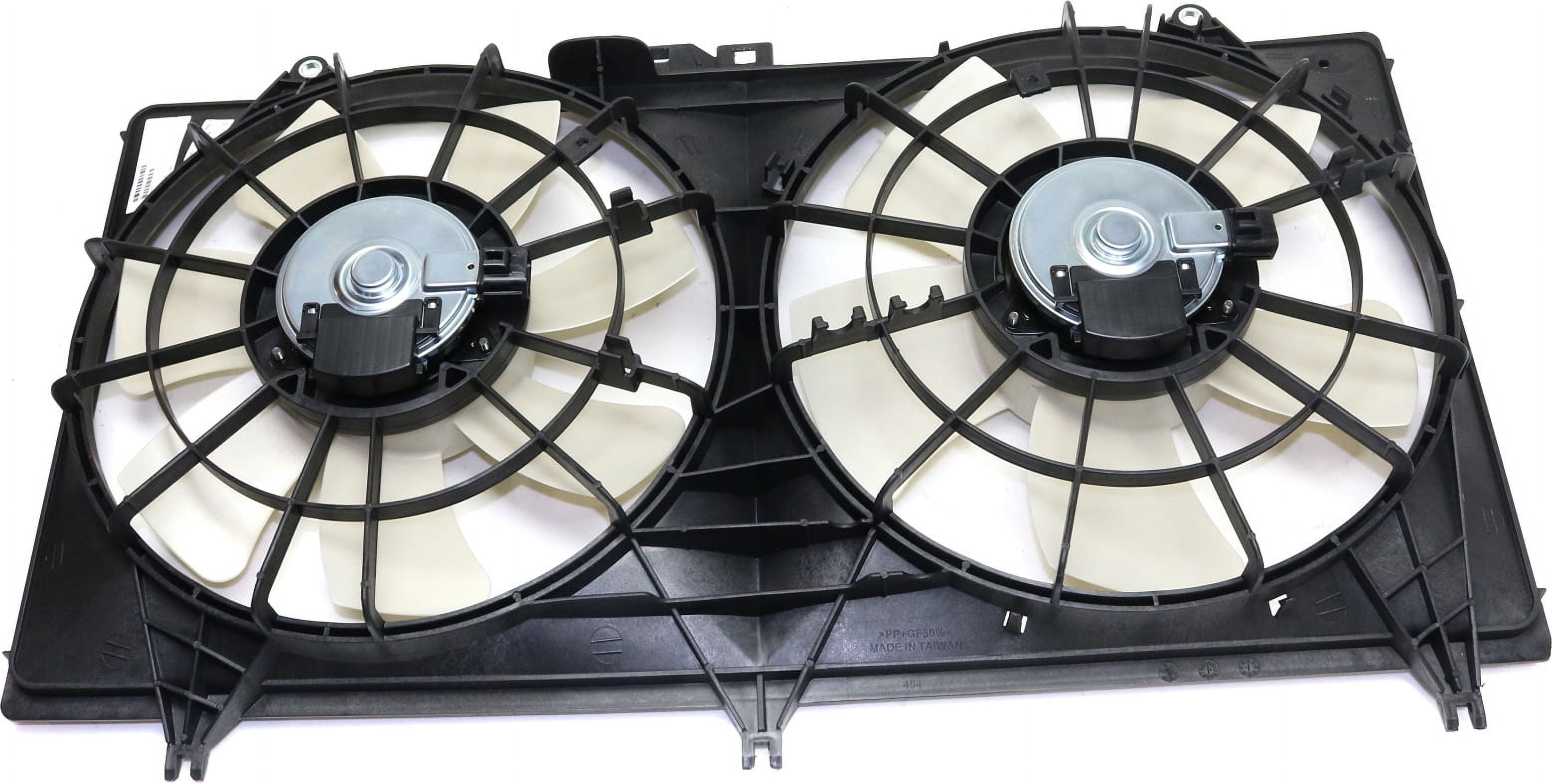 Replacement REPC160937 Cooling Fan Assembly Compatible with 2012-2015 Chevrolet Camaro Radiator