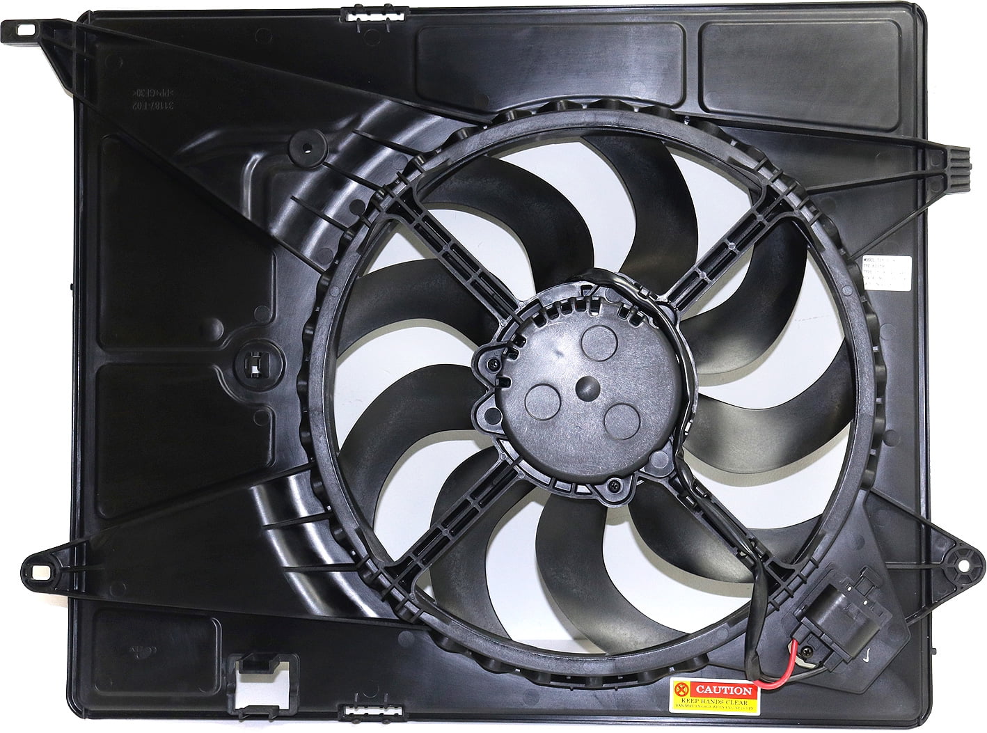 Replacement REPC160944 Cooling Fan Assembly Compatible with 2015-2019 Chevrolet Trax Radiator