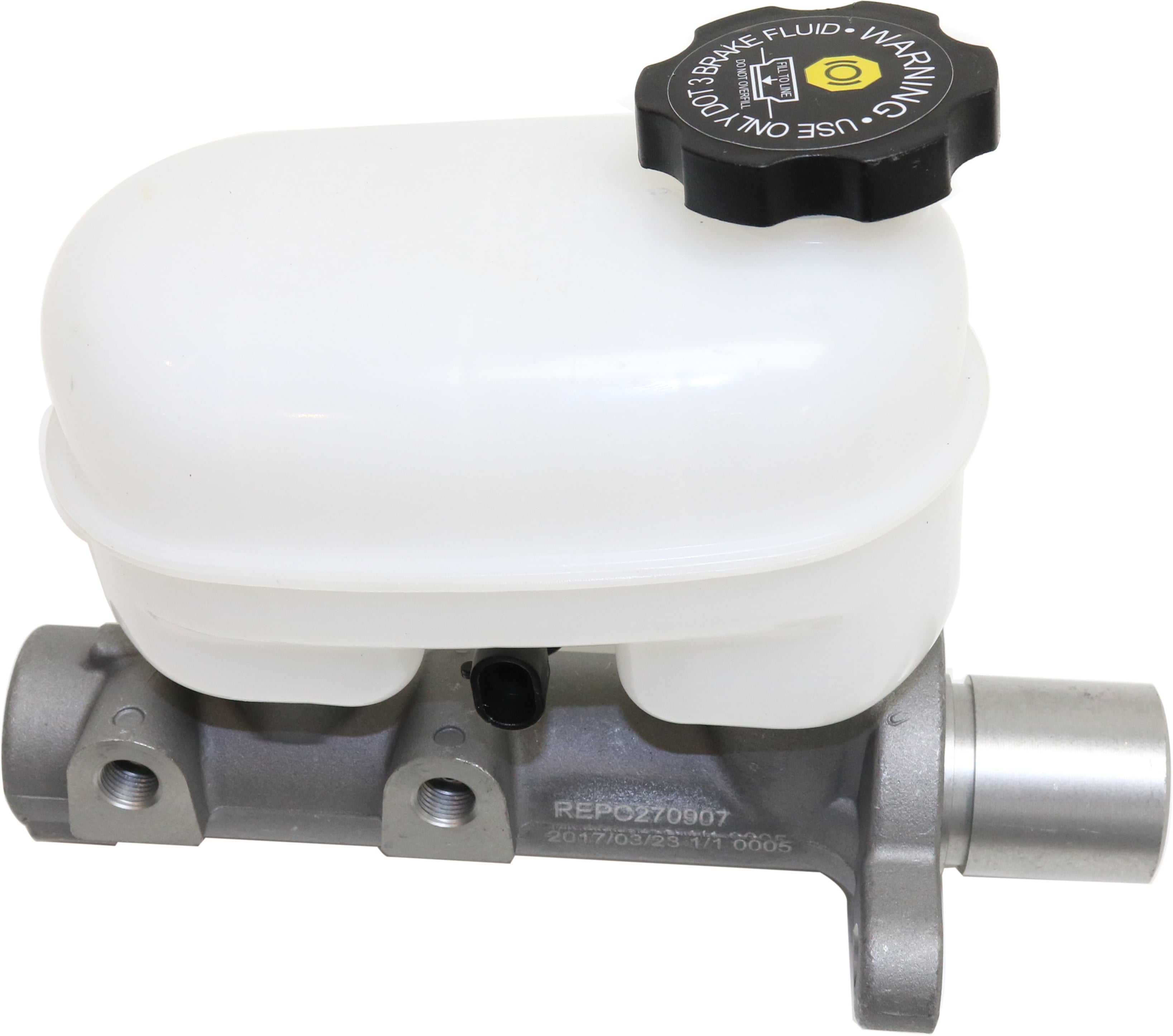 Replacement REPC270907 Brake Master Cylinder Compatible with 2005-2006 GMC Sierra 1500 Chevrolet Silverado 6Cyl 8Cyl 4.3L 4.8L 5.3L 6.0L With Reservoir