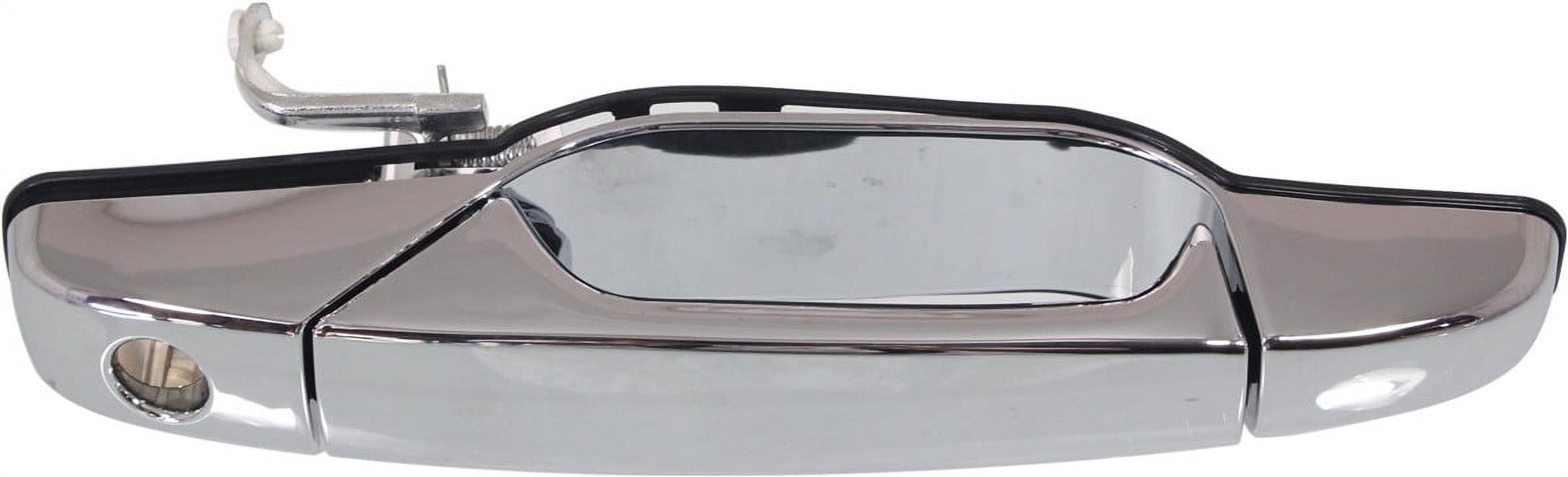 Replacement REPC462393 Exterior Door Handle Compatible with 2007-2014 Chevrolet Tahoe 2007-2013 GMC Sierra 1500 Front, Right Passenger Chrome