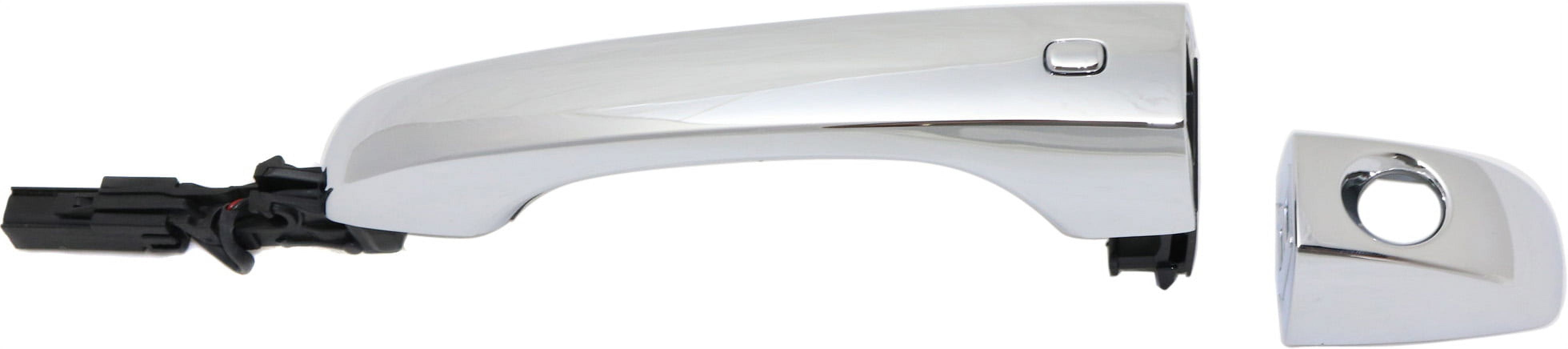 Replacement REPCH462114 Exterior Door Handle Compatible with 2011-2020 Dodge Journey Chrysler 300 Front, Left Driver Chrome