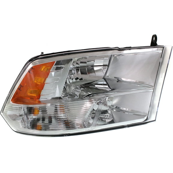 Replacement REPD100155 Headlight Compatible With 2013-2018 Ram 1500 Right Passenger Halogen With bulb(s)