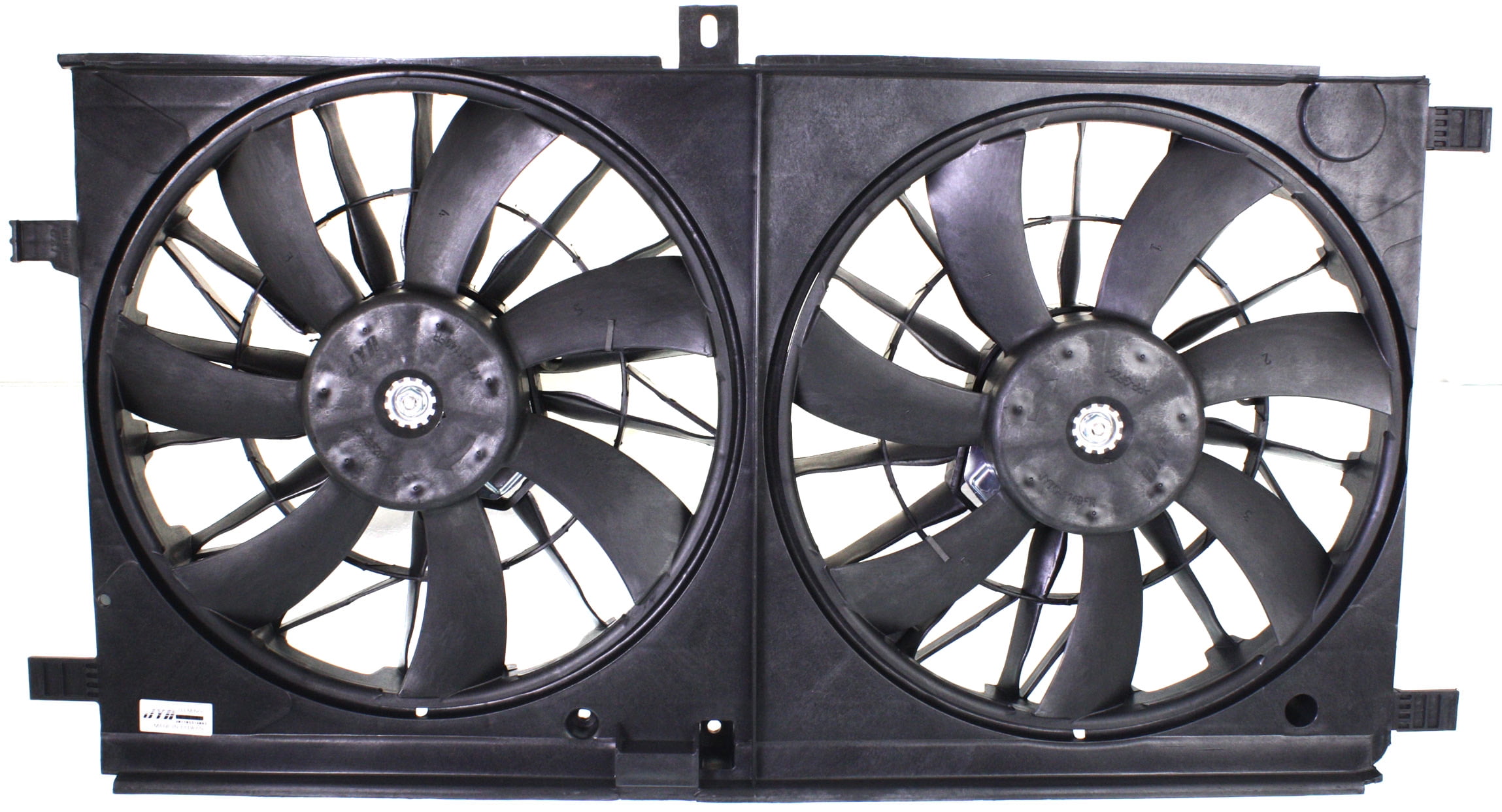 Replacement REPD160904 Cooling Fan Assembly Compatible with 2007-2017 Jeep Patriot 2007-2008 Chrysler Sebring Radiator