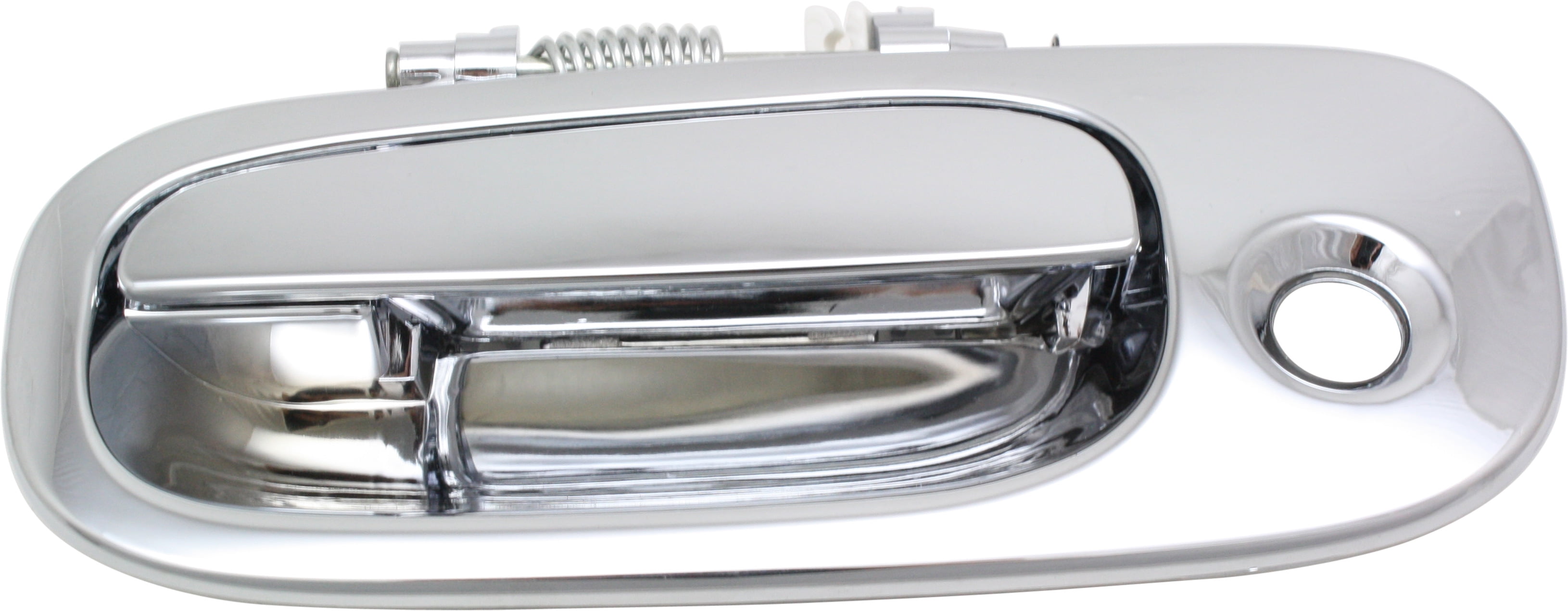 Replacement REPD462142C Exterior Door Handle Compatible with 2008-2010 Dodge Challenger 2006-2010 Charger Front, Left Driver Chrome