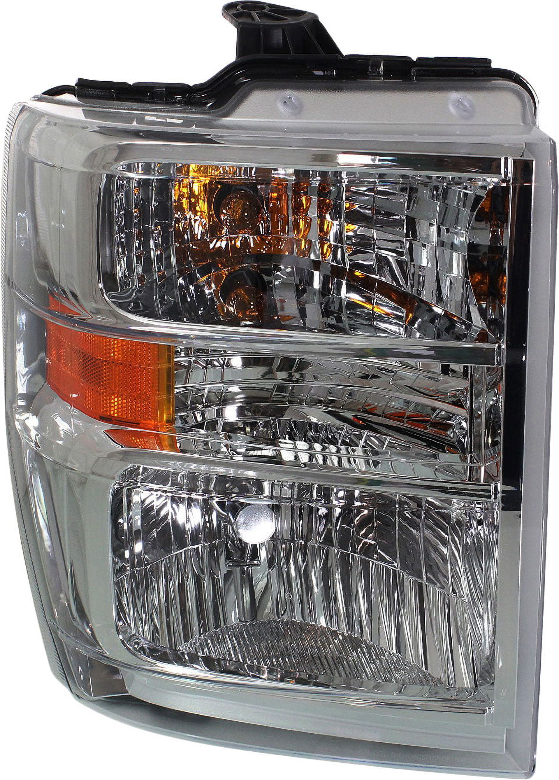 Replacement REPF100121Q Headlight Compatible With 2008-2014 Ford E-150 E-250 Right Passenger Halogen With bulb(s) CAPA Certified
