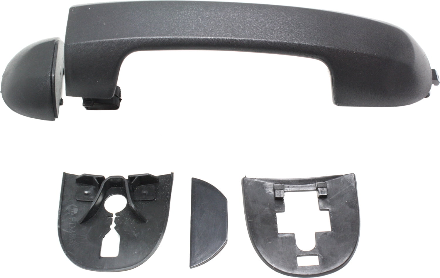 Replacement REPF462501 Exterior Door Handle Compatible with 2010-2013 Ford Transit Connect Front, Left Driver or Rightor Rear, Right- Back Textured Black