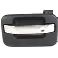 thumbnail image 1 of Replacement REPF491308 Exterior Door Handle Compatible with 2004-2014 Ford F-150 Rear, Left Driver Black bezel with chrome lever, 1 of 3