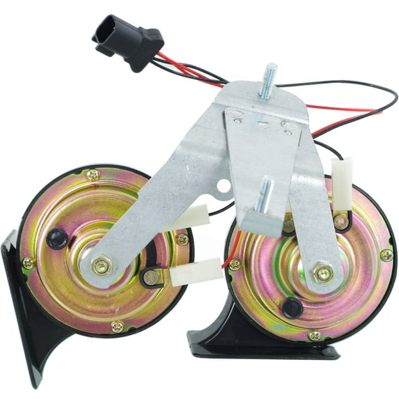 Replacement REPF502506 Horn Compatible with 2005-2009 Ford Mustang 6Cyl 8Cyl 4.0L 4.6L 5.4L High/Low