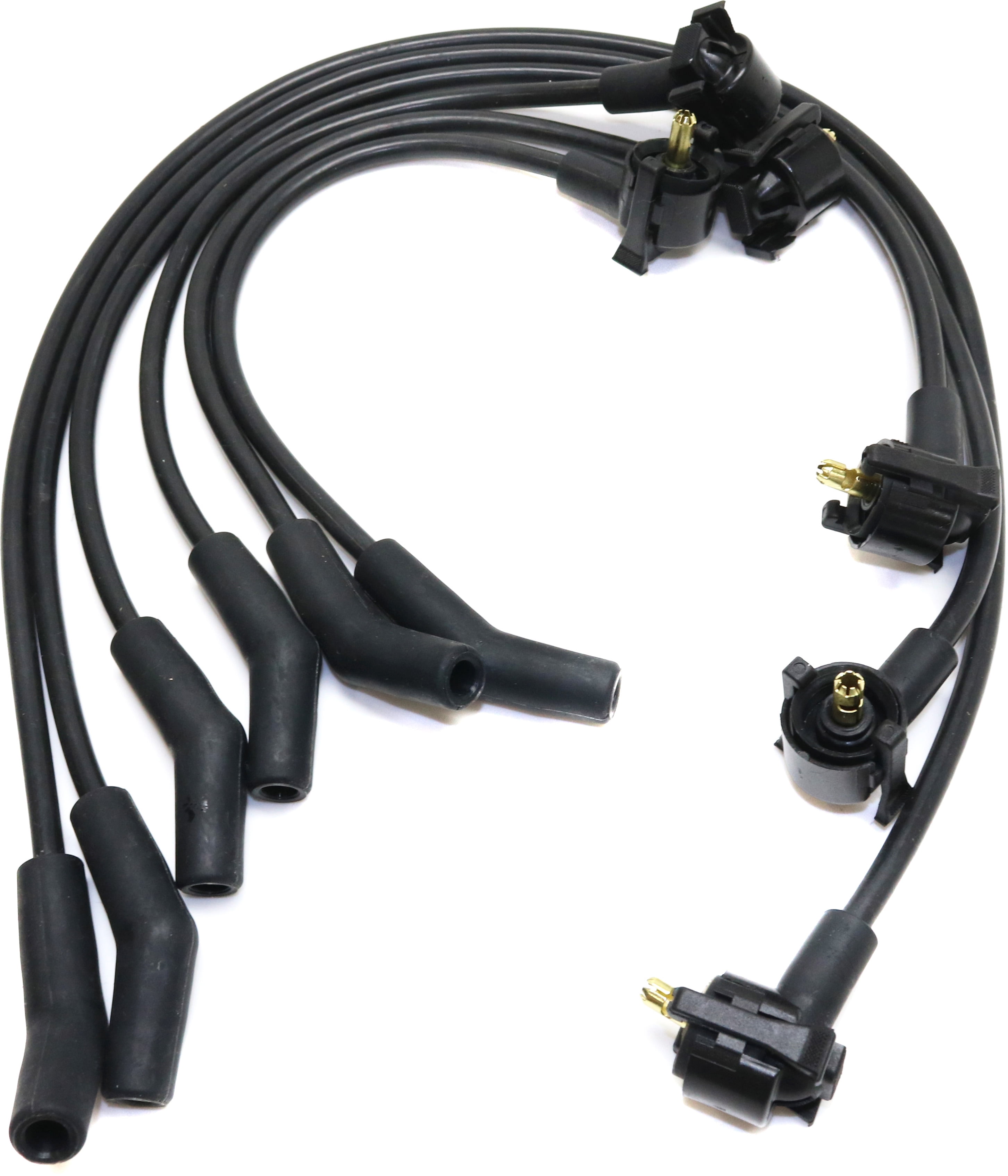 Replacement REPF504805 Spark Plug Wire Compatible with 1997-2000 Ford F-150 E-150 Econoline 6Cyl 4.2L Set of 6