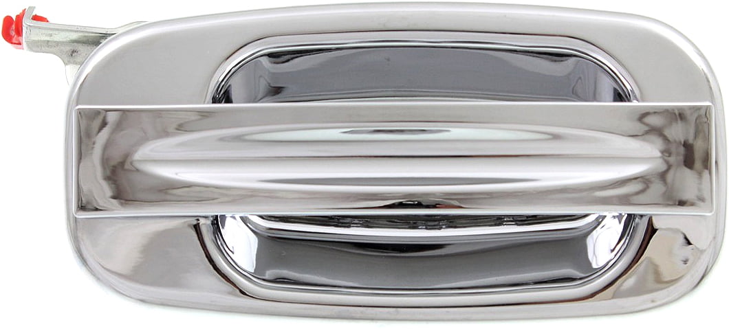 Replacement REPG491307 Exterior Door Handle Compatible with 2002-2006 Cadillac Escalade Chevrolet Avalanche 1500 Rear, Right Passenger Chrome