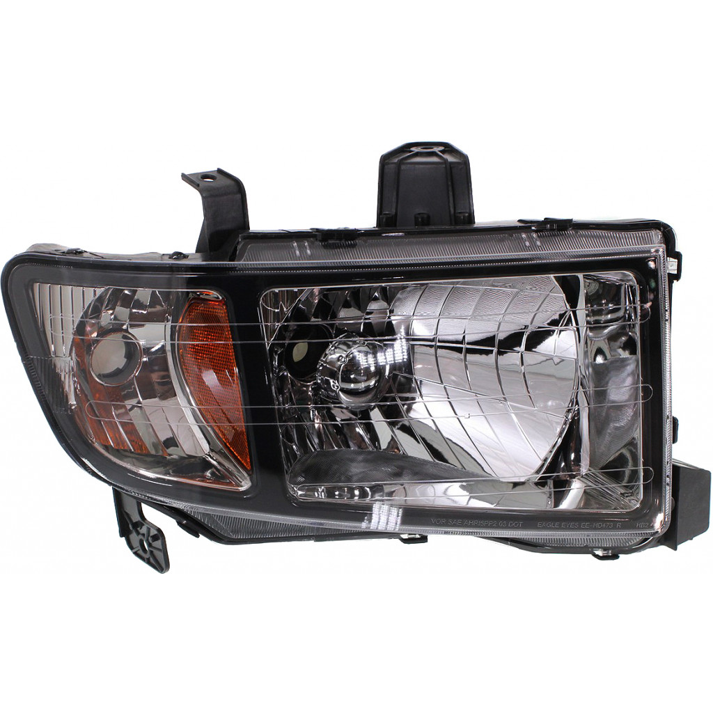 Evan-Fischer Passenger Side Headlight For Honda Ridgeline 2009-2014 – Halogen, Direct Replacement, DOT/SAE, 1-Year Warranty