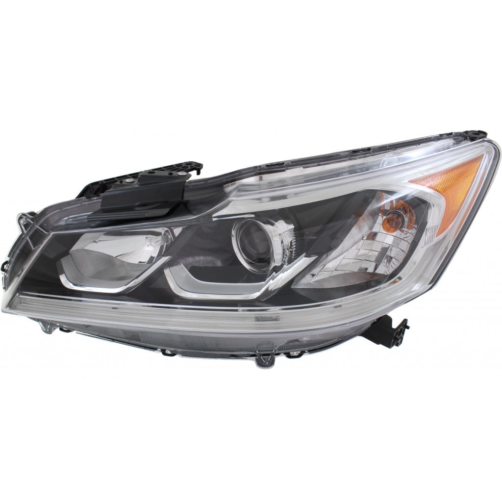 Replacement REPH100398Q Headlight Compatible With 2016-2017 Honda Accord Left Driver Halogen With bulb(s) CAPA Certified