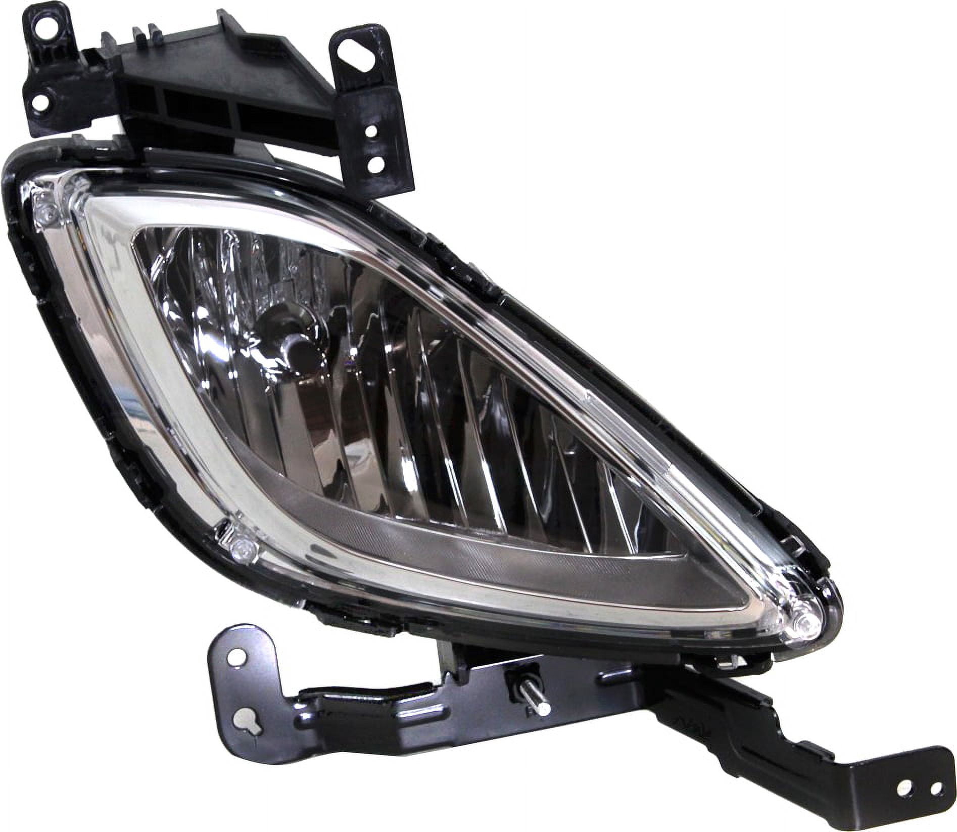 Replacement REPH107541 Fog Light Compatible with 2011-2013 Hyundai Elantra Front, Right Passenger With bulb(s)