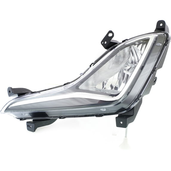 Replacement REPH107592 Fog Light Compatible with 2014-2016 Hyundai Elantra Front, Left Driver With bulb(s)