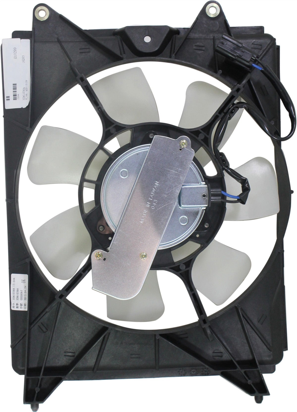 Replacement REPH160965 Cooling Fan Assembly Compatible with 2012-2015 Honda Civic 2013-2015 Acura ILX A/C Condenser