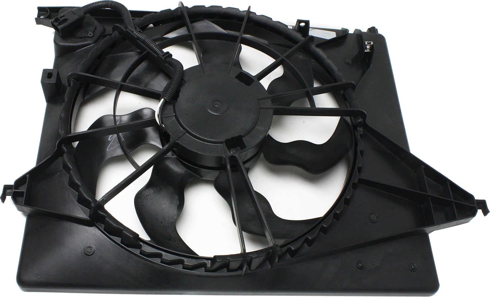Replacement REPH160977 Cooling Fan Assembly Compatible with 2014-2015 Kia Sorento 2013-2017 Hyundai Santa Fe Radiator