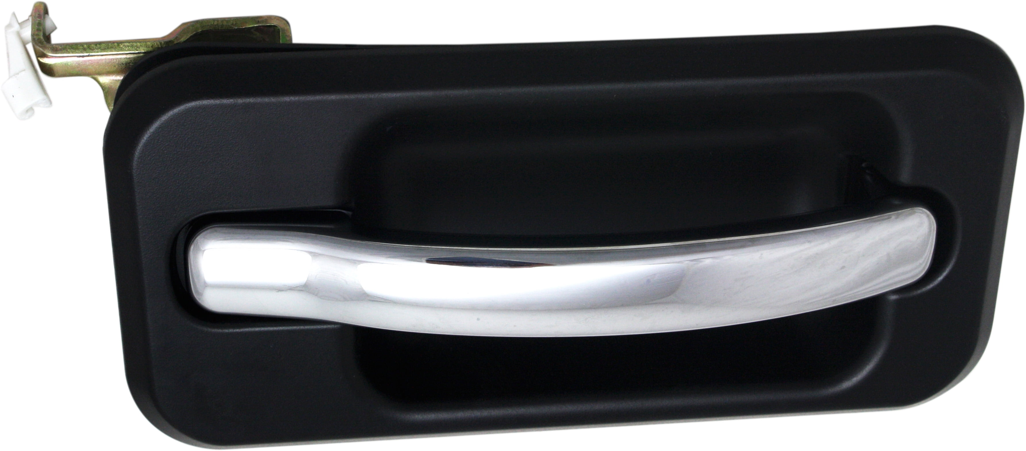 Replacement REPH462131 Exterior Door Handle Compatible with 2003-2009 Hummer H2 Front, Right Passenger Black bezel with chrome lever