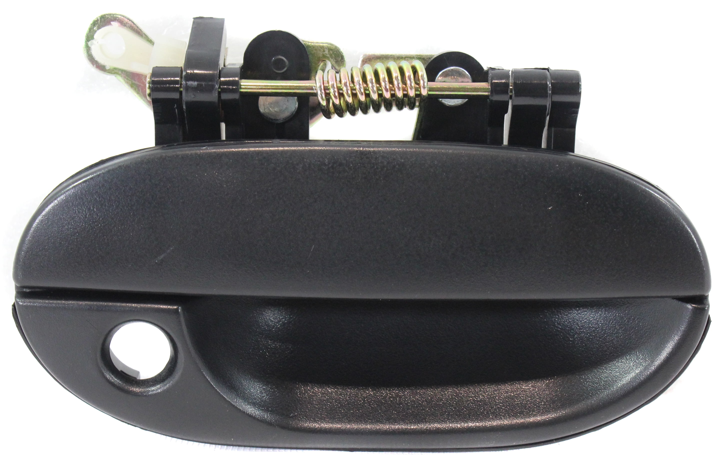 Replacement REPH462365 Exterior Door Handle Compatible with 1997-1999 Hyundai Accent Front, Right Passenger Textured Black