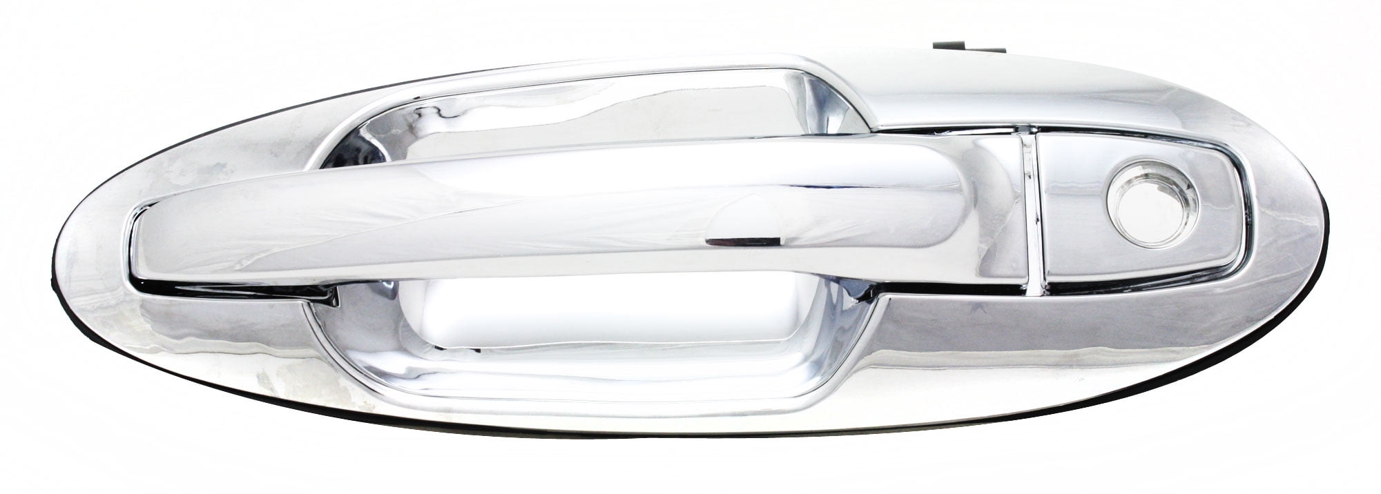Replacement REPH462372C Exterior Door Handle Compatible with 2002-2005 Hyundai Sonata 2001-2006 Kia Optima Front, Left Driver Chrome