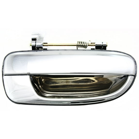 Replacement REPH491357C Exterior Door Handle Compatible with 2000-2006 Hyundai Accent Rear, Right Passenger Chrome