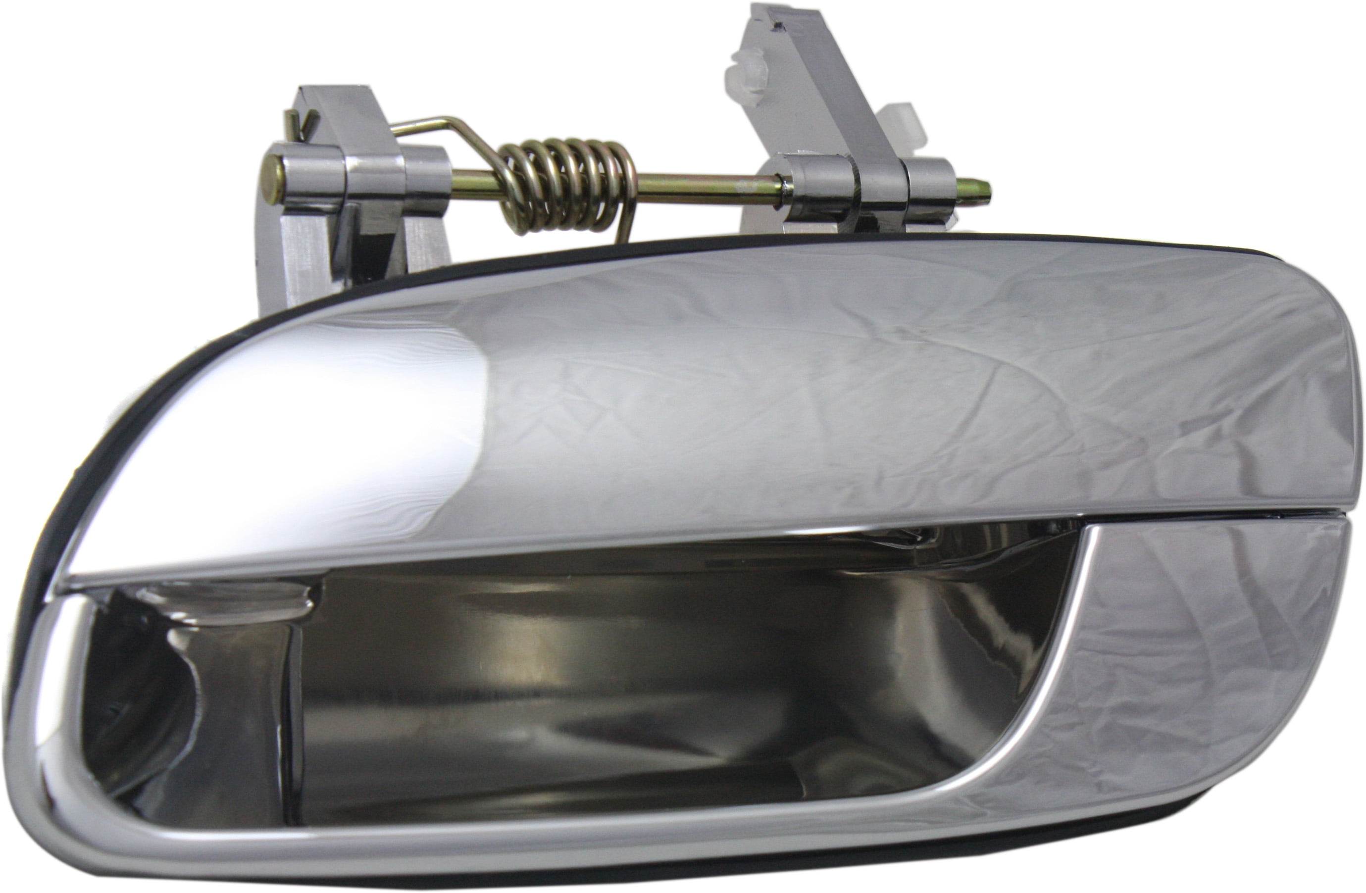 Replacement REPH491542C Exterior Door Handle Compatible with 2001-2006 Hyundai Elantra Rear, Left Driver Chrome