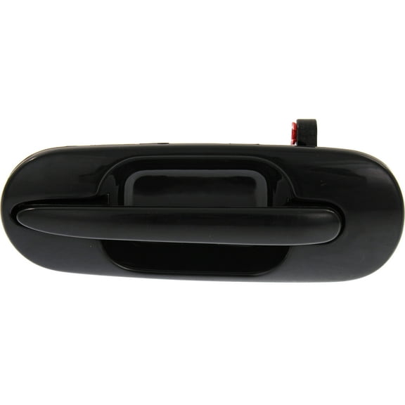 Replacement REPHD491302 Exterior Door Handle Compatible with 1997-2001 Honda CR-V Rear, Left Driver Smooth Black