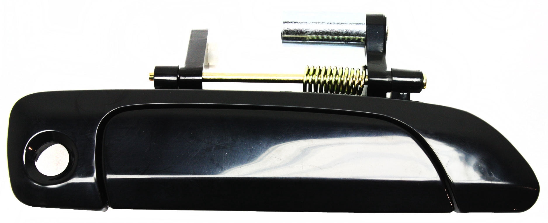 Replacement REPHO462105 Exterior Door Handle Compatible with 2001-2005 Honda Civic Front, Right Passenger Smooth Black