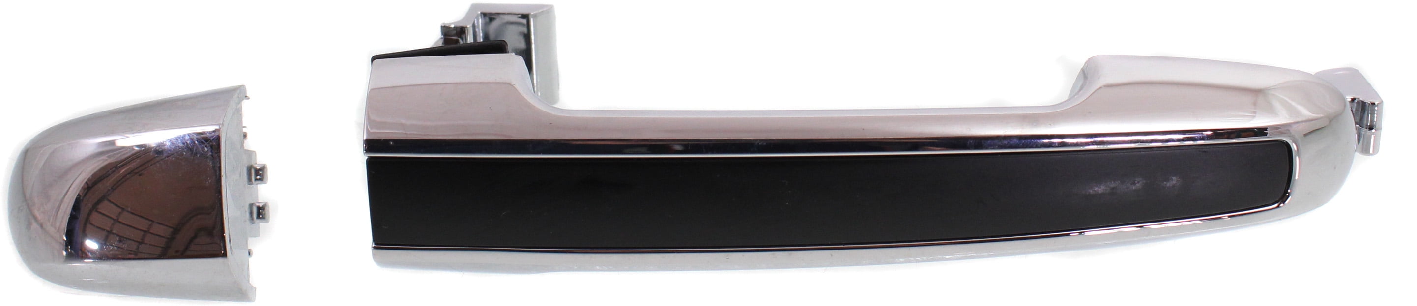 Replacement REPHY462113C Exterior Door Handle Compatible with 2006-2010 Hyundai Sonata Front, Right Passenger Chrome Lever with Primed Bezel