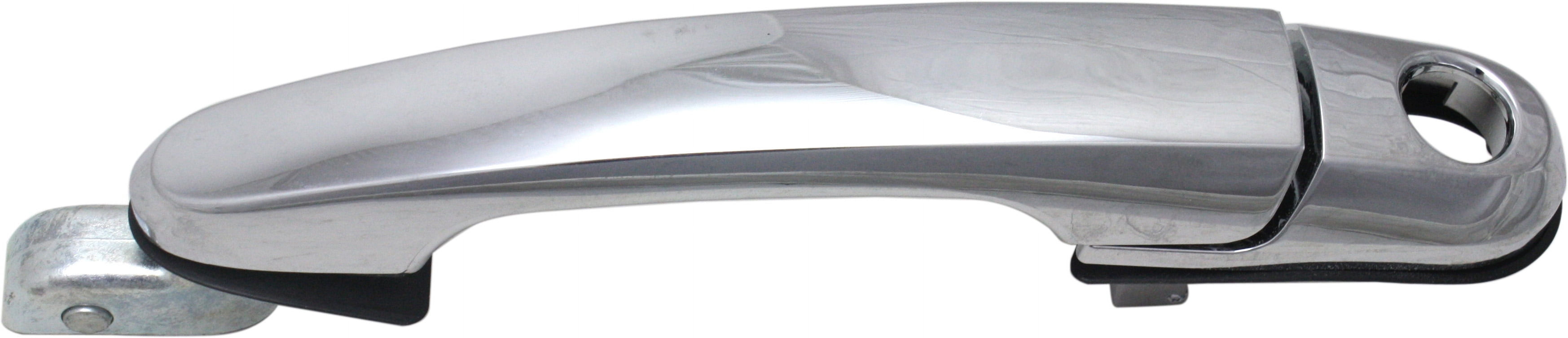 Replacement REPHY462132C Exterior Door Handle Compatible with 2005-2009 Hyundai Tucson Front, Left Driver Chrome