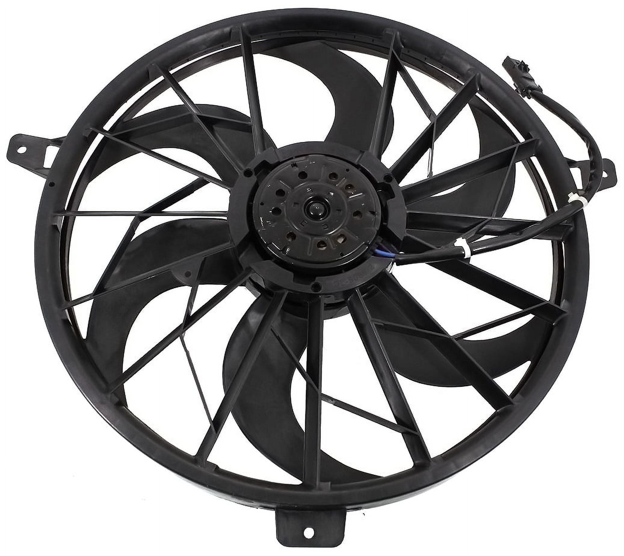 Replacement REPJ160904 Cooling Fan Assembly Compatible with 2004 Jeep Grand Cherokee Radiator