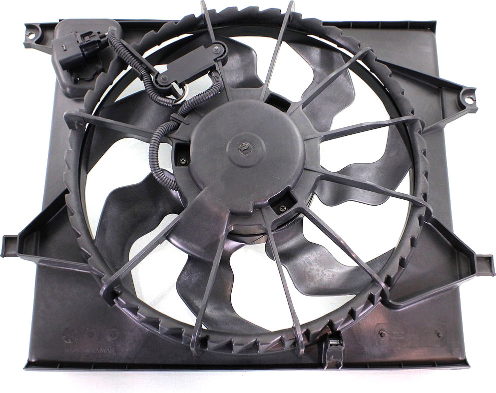 Replacement REPK160912 Cooling Fan Assembly Compatible with 2010-2011 Kia Soul Radiator