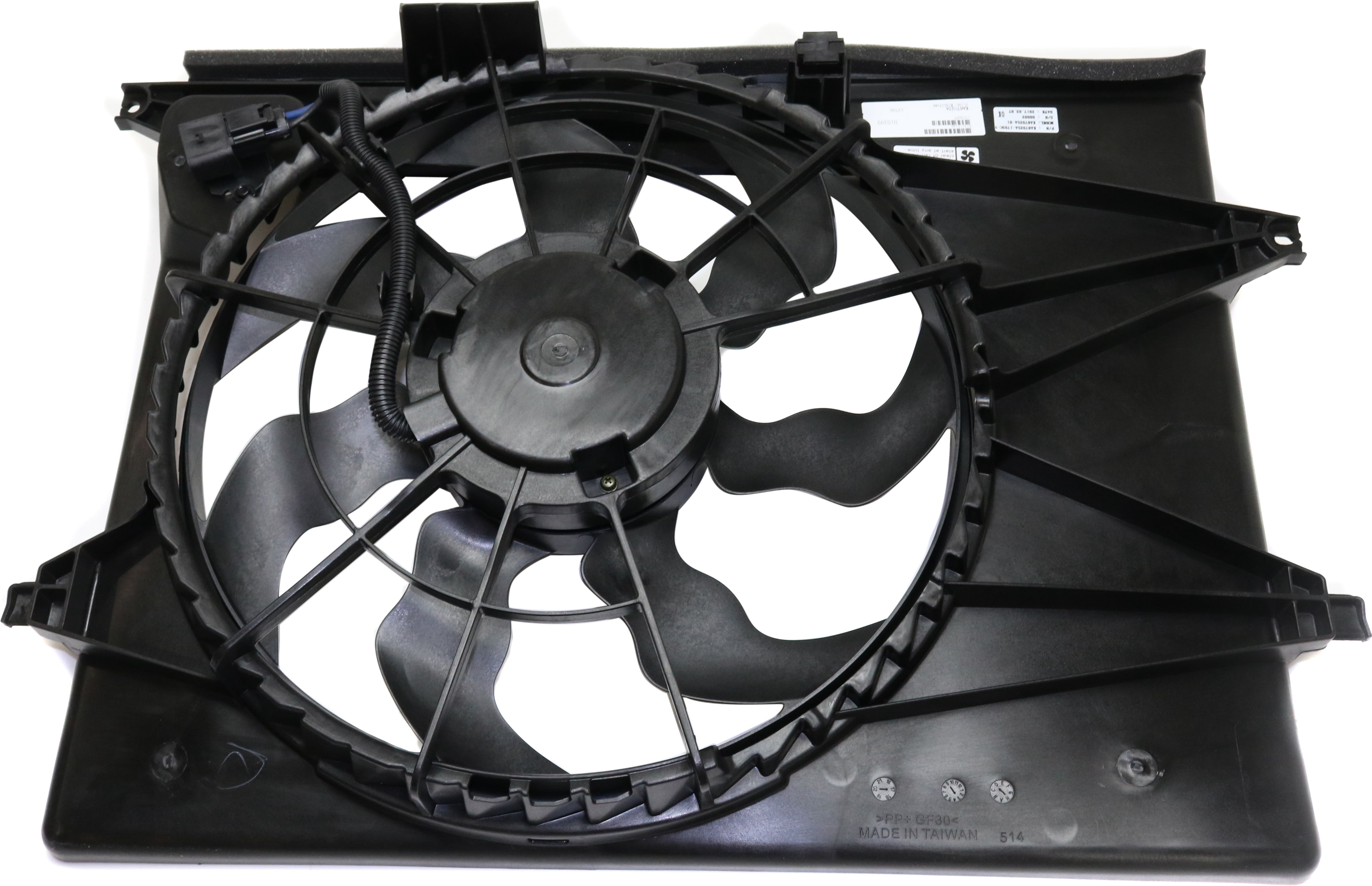 Replacement REPK160926 Cooling Fan Assembly Compatible with 2015-2018 Kia Sedona Radiator