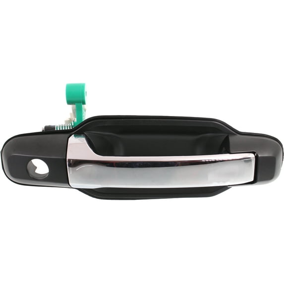 Replacement REPK462115 Exterior Door Handle Compatible with 2003-2009 Kia Sorento Front, Right Passenger Chrome Lever with Primed Bezel