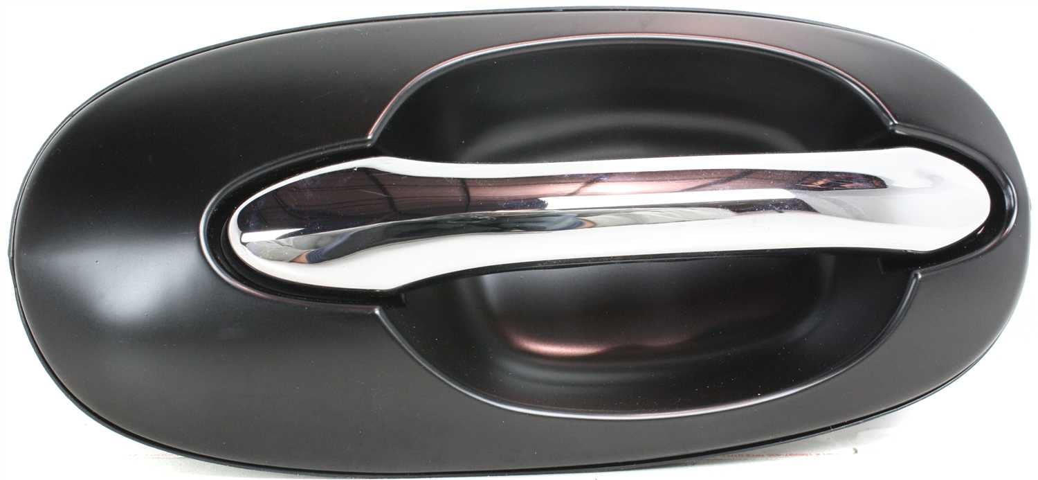 Replacement REPK491307 Exterior Door Handle Compatible with 2002-2005 Kia Sedona Rear, Right Passenger Chrome Lever with Primed Bezel