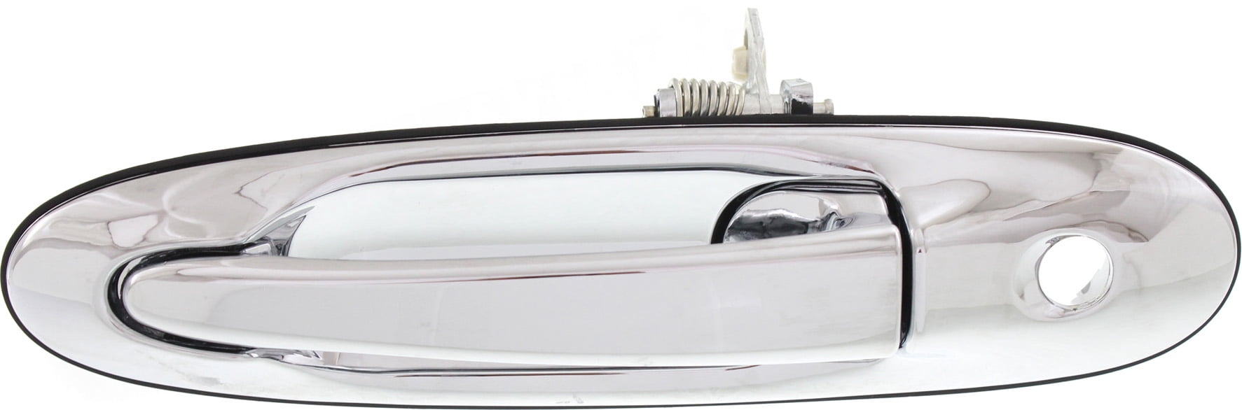 Replacement REPL462128 Exterior Door Handle Compatible with 1998-2002 Lincoln Town Car Front, Left Driver Chrome