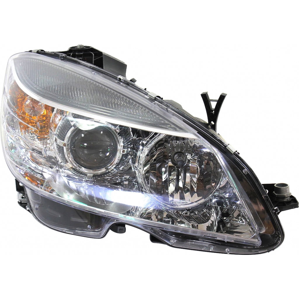 Replacement REPM100180Q Headlight Compatible With 2008-2009 Mercedes Benz C230 2010-2011 C250 Left Driver Halogen With bulb(s) CAPA Certified