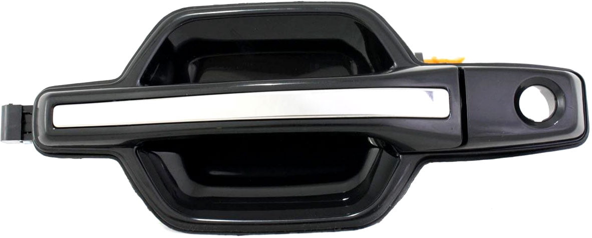 Replacement REPM462190 Exterior Door Handle Compatible with 2001-2006 Mitsubishi Montero Front, Left Driver Smooth Black